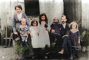 Luiz (Alois) Prauchner e sua família