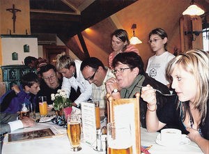 Encontro num restaurante