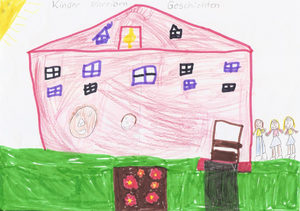Desenho das crianças de Thomas e Edith