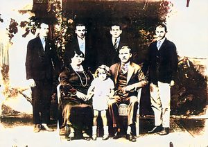 Franz Prauchner e sua família