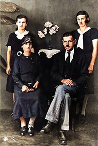 Ferdinand Prauchner e sua família