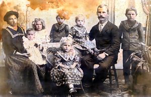 Friedrich Prauchner e sua família
